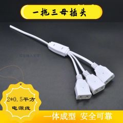 一拖三母插头 1个