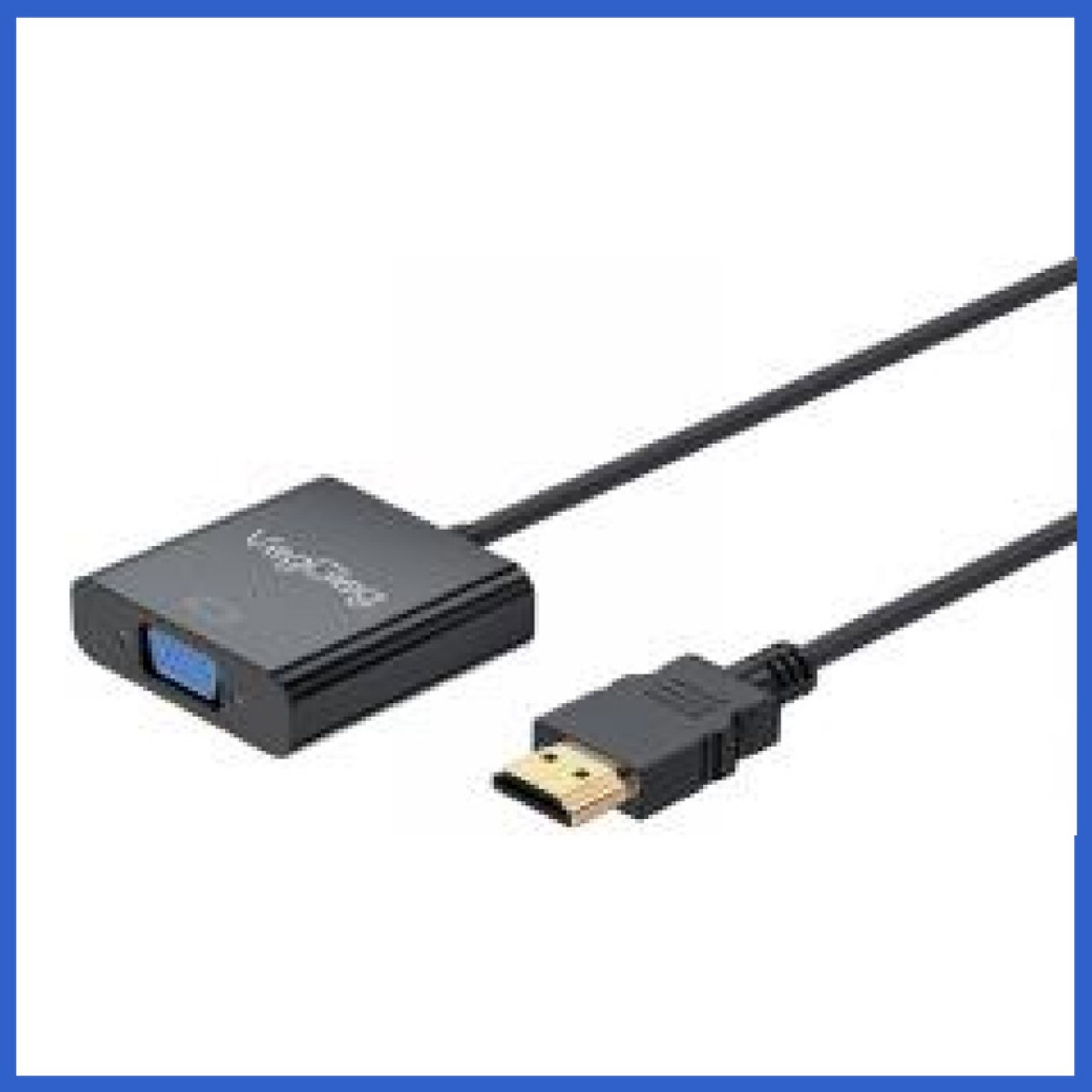 唯格 HDMI转VGA带芯片0.2米