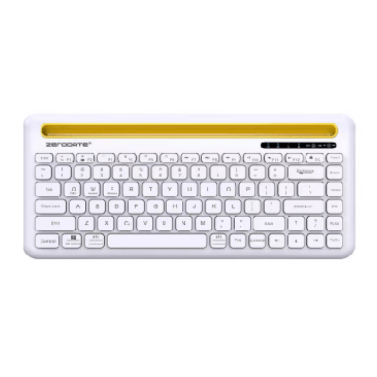 &quot;零点之约X905  Typec充电静音蓝牙办公键盘黑 白色 	 黑色